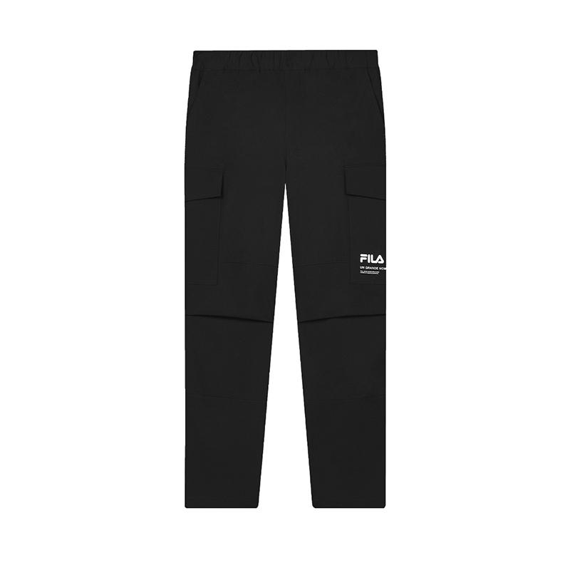 New FILA Casual Pants Men's Black F11M429806FBK