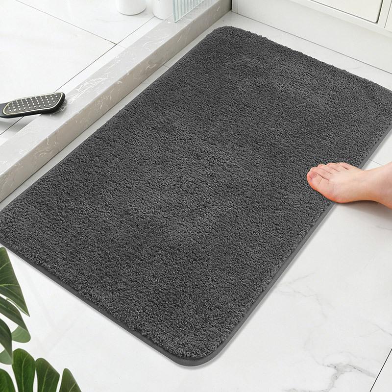 Toilet Absorbent Floor Mat Bathroom Toilet U-Shaped Mat Toilet Entrance Door Non-Slip Foot Pad Toilet Carpet