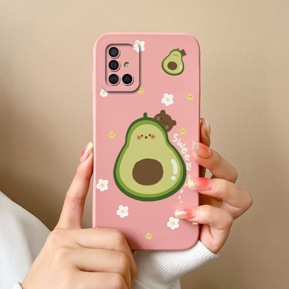 Phone Case For Samsung A51 A71 A 51 Cover Fashion Design Shockproof Matte Liquid Silicone Soft Bumper For Galaxy A 71 A31 Fundas