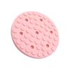 Rose Flower Silicone Pet Slow Food Bowl with Suction Cup Easy To Clean Scientific Feeding Portable Dog Lick Mat Plato Para Perro