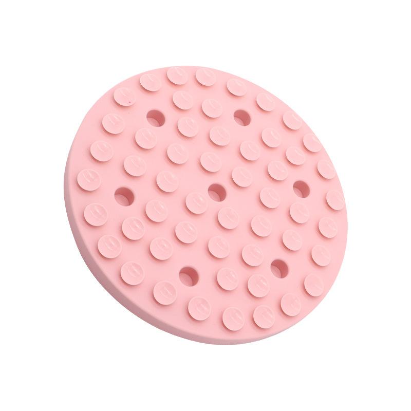 Rose Flower Silicone Pet Slow Food Bowl with Suction Cup Easy To Clean Scientific Feeding Portable Dog Lick Mat Plato Para Perro