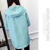 Women Waterproof Windbreaker Boutique Hooded Jacket Soft and Comfortable Top Casual Coat Spring Long