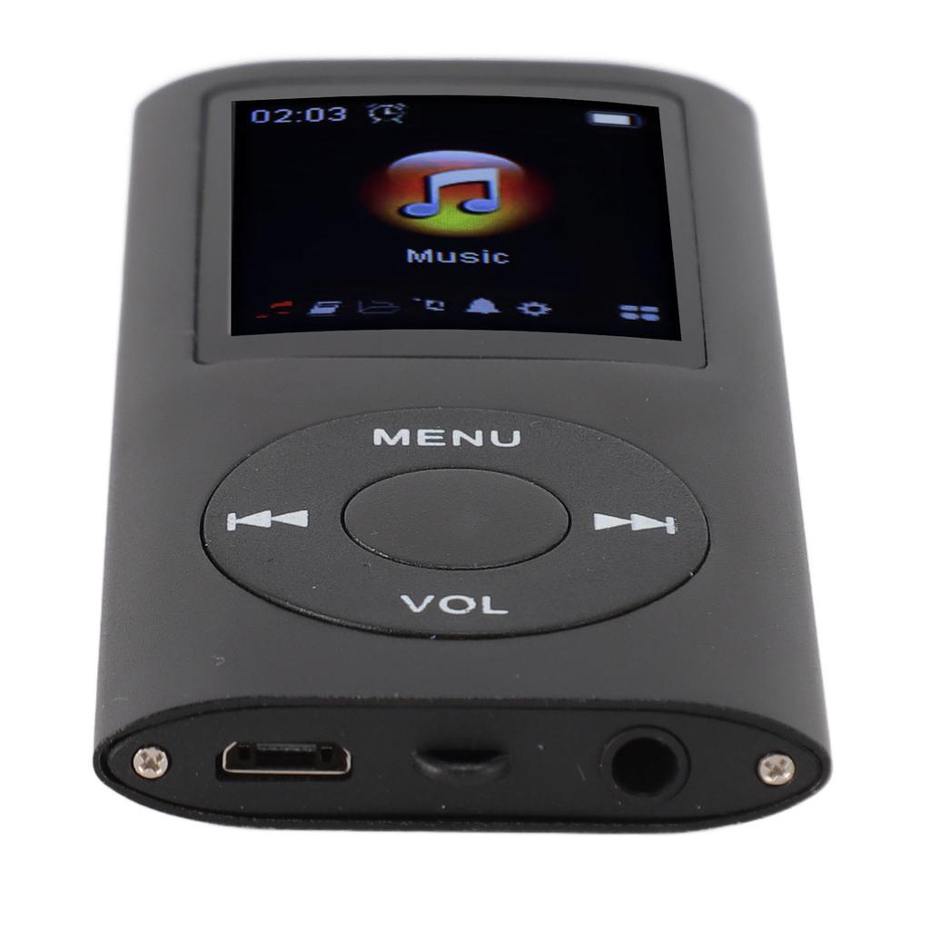 Portable MP3 Music Player 1.8inch TFT Screen HiFi Sound 7 Sound Effect Modes USB Rechargeable Digital Video Music