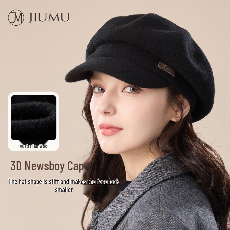 

JIUMU Women s Retro British Beret Hat