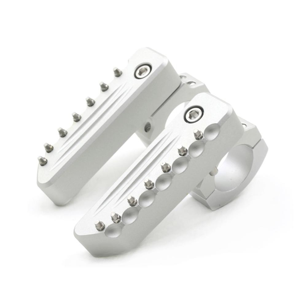 

Подножки для мотоцикла на шоссе, передние, складные, с креплениями 22-25 мм для BMW F800GS Adventure S1000XR F750GS F850GS C400X C400GT серебряный