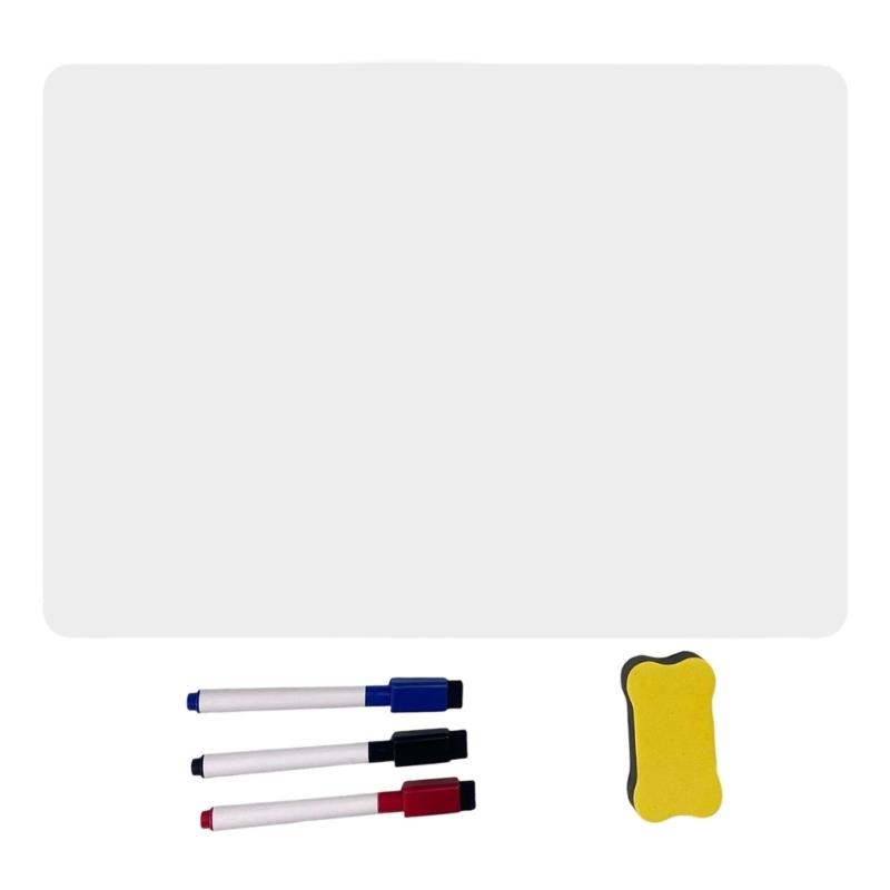A3 A4 Magnetic Dry Erases Board for Refrigerator Fridge Magnetic Whiteboard with Markers Erasers Easy to Write and Clean