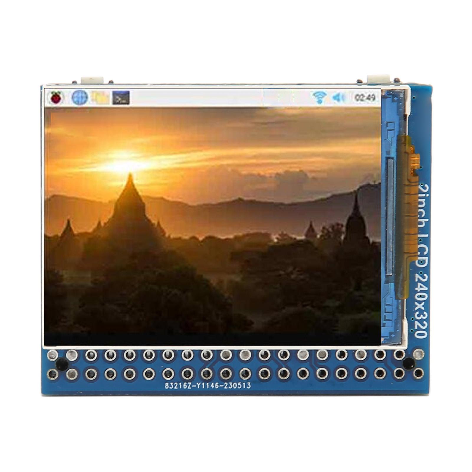 

IPS LCD Module 2 Inch 40PIN GPIO Header Onboard Speaker o Play LCD Display Module for RasPi DIY