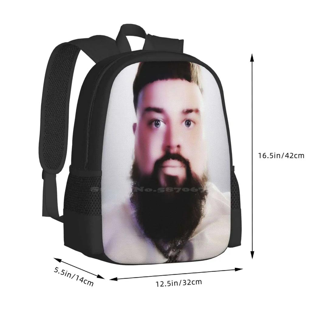 Joeyy Airbrush Squareprint Hot Sale Schoolbag Backpack Fashion Bags Joeyy 1Man 1Team Jxxyy