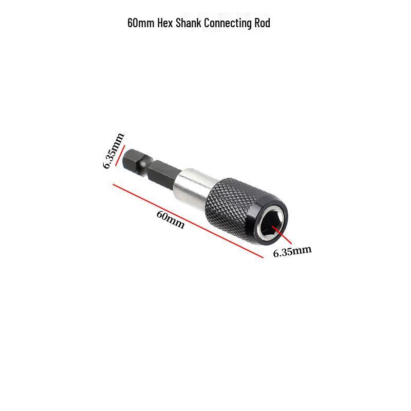 

Electric Drill Self-Locking Magnetic Hex Extension Rod Adapter