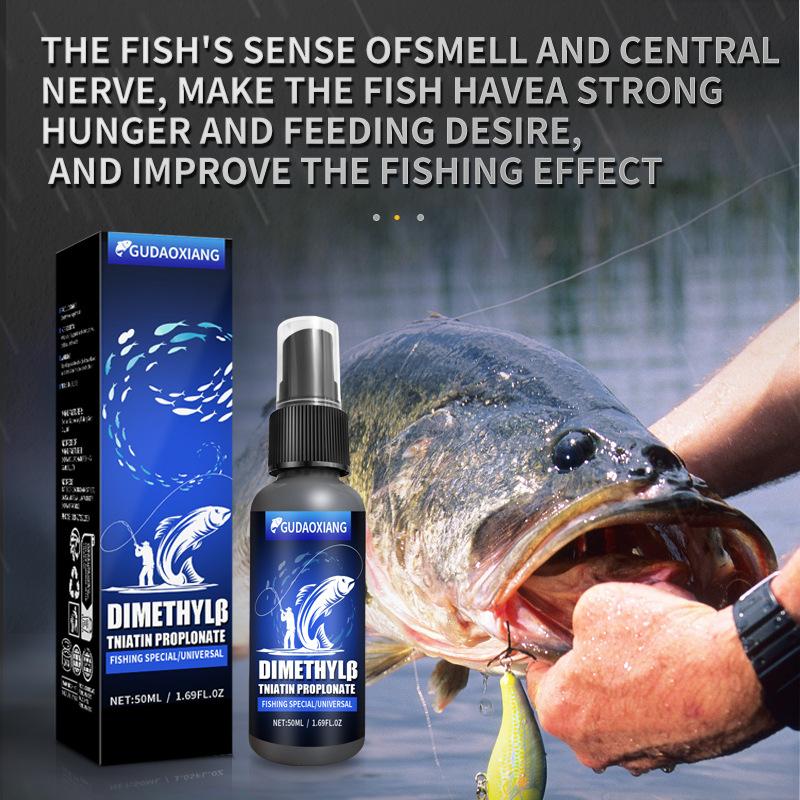 Dimethyl Bait Attractant & Enhancer,Fish Catch Enhancer Spray,Freshwater/Saltwater Use,Blue Fish Attractant for All Anglers,50ml