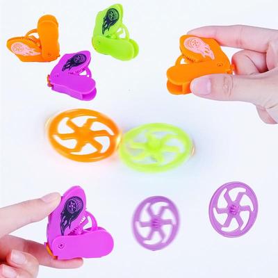 Mini Rotating Battle Top: Children's Plastic Decompression Toy for Desktop Fun