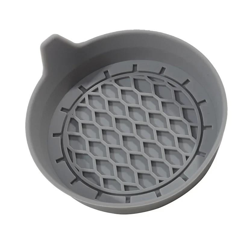 

2Pcs 8cm Soft Silicone Car Cup Coaster Anti-Slip Cup Holder Waterproof Non-Slip Sift-Proof Spill Saucer Car Interior Accessories