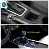 Carbon Fiber Car Center Stalls Gear Shift Box Decor Frame Cover Trim ABS Accessories For Mazda 3 AXELA Sedan Hatchback 2017 2018