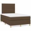 VidaXL Slat Bed Base with Mattress, Upholstered Bed, Double Bed, Adult Bedroom Interior Bed, Modern, 3269940