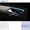 For VW Volkswagen Touran L 2016 2017 2018   Cover Stick Trim Stainless Steel Door Inner Handle Bowl Frame Armrest Lamp