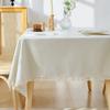 Table Cover Lace Tablecloth White Soft Dust-Proof for Every Holiday Party Weddings Kitchen Dinner Picnic Tabletop Home Decor Rectangle Tablecloth
