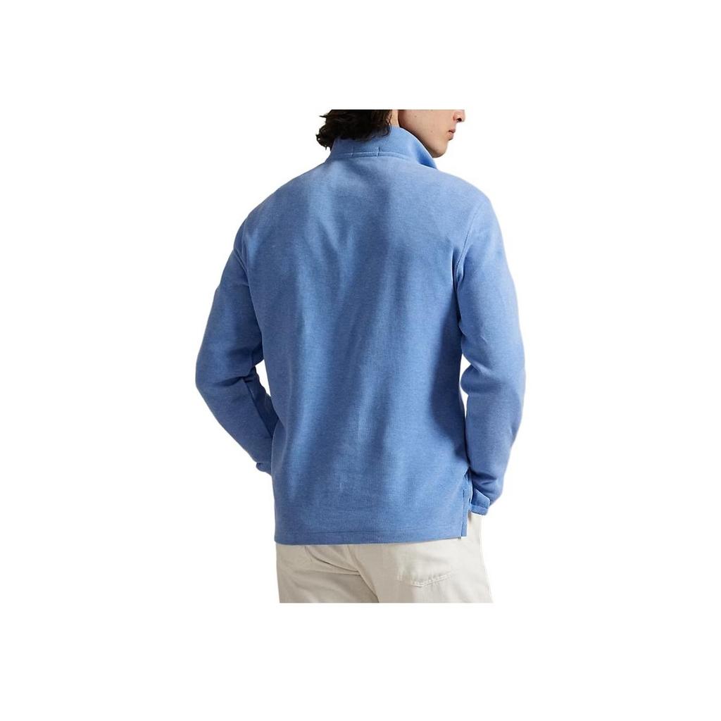 Polo Ralph Lauren FW25 Logo Mock Neck Long Sleeve Sweatshirt Men sweatshirt MNPOKNI16824671-400