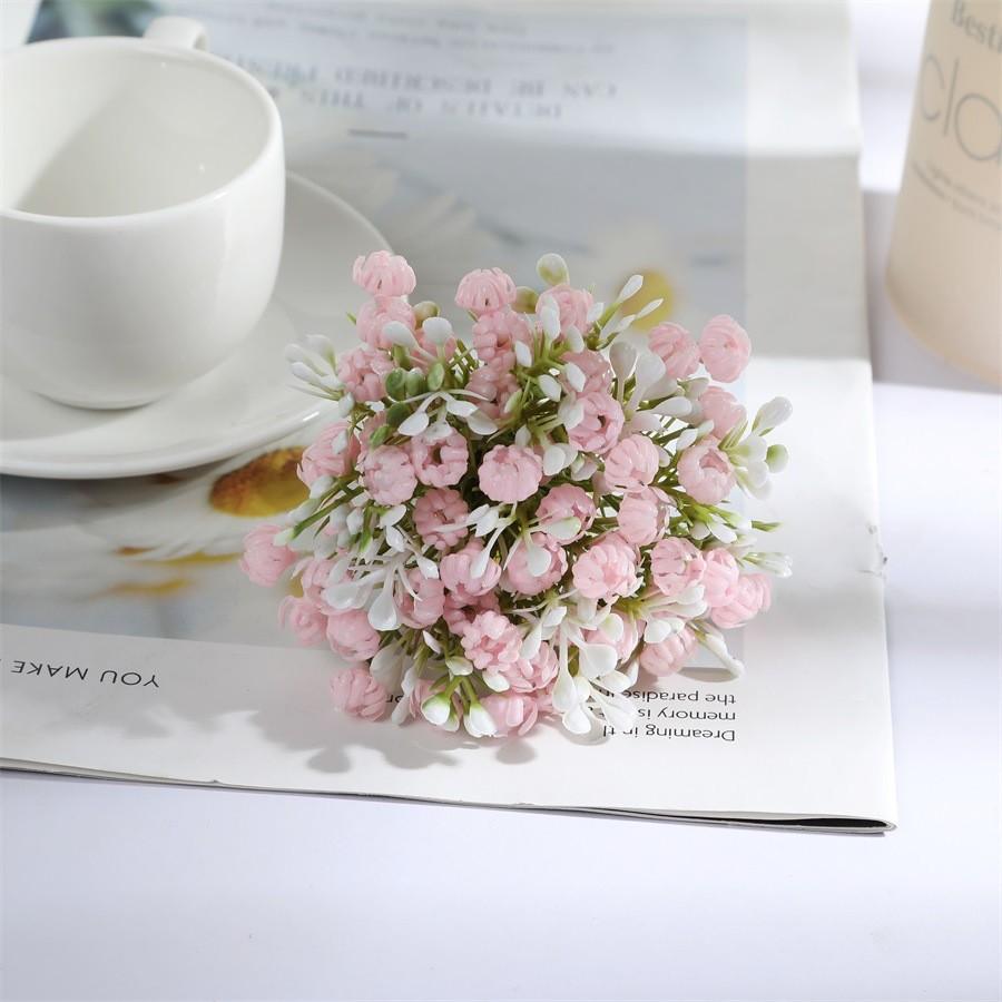 Miniature Mini Dollhouse Bouquet Basket Handmade Fashion Hand Woven Basket Diy Paper Vine Basket For Bjd Dolls/For Ob11 Dolls