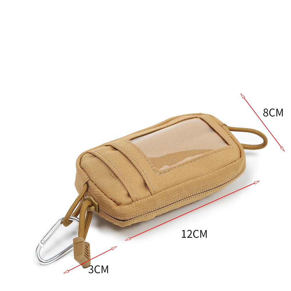 Porte-cartes multifonctionnel étanche et sac de voyage avec porte-monnaie et fente pour écouteurs