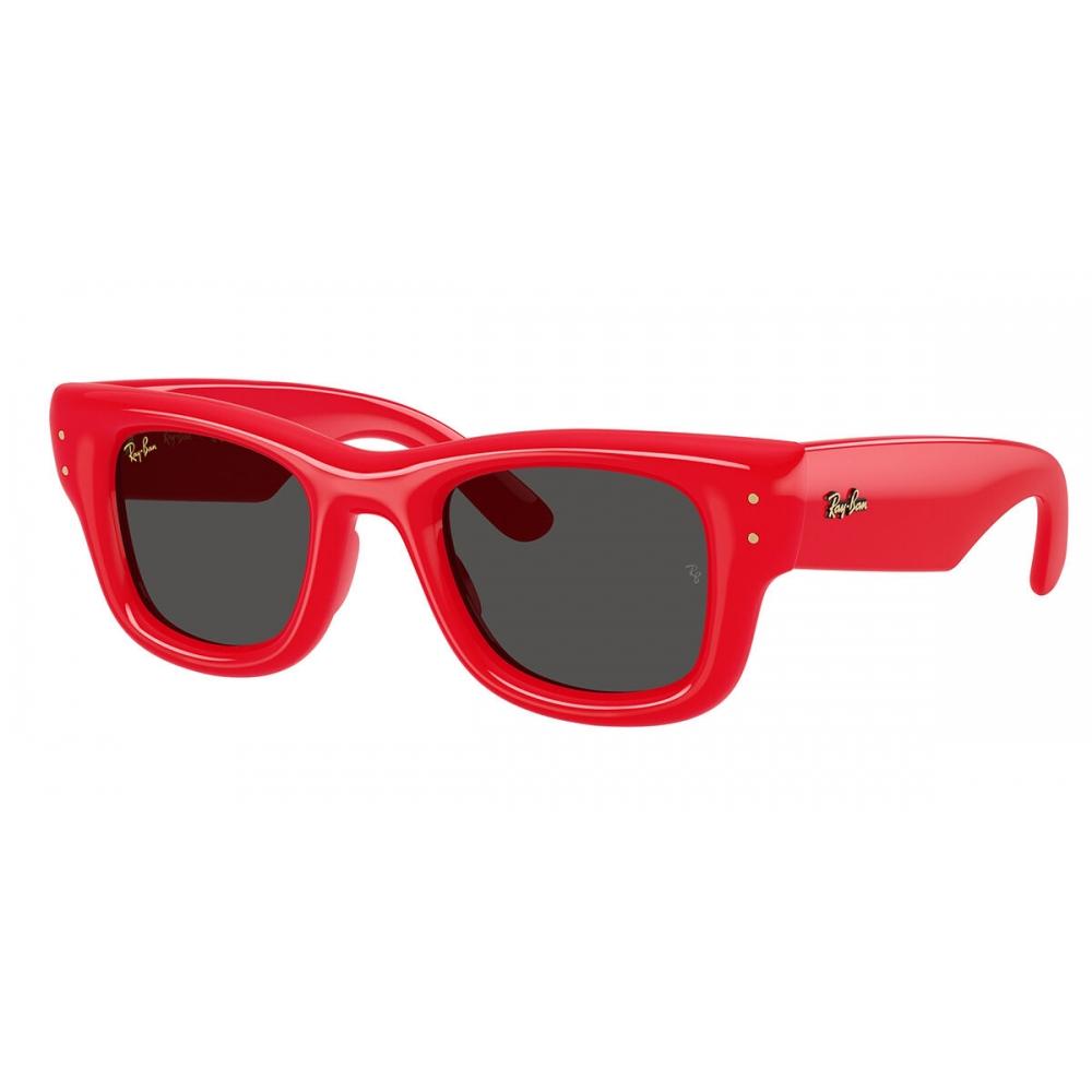 Ray Ban Rb4940 Wayfarer Puffer 683187 Unisex Sunglasses Red/50-23-150