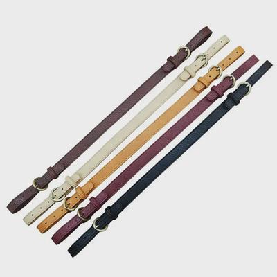 Tracolla regolabile a doppia testa con fibbia (47-52 cm) - Accessorio in Tessuto Fatto a Mano