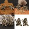 Mahakala Statue Antique Bronze Brasses Tibetan Small Hanging Ornament Sacred Protectors of Dharma Buddhism Sculpture Gift