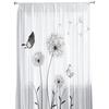 Dandelion Pattern Modern Tulle Curtains for Living Room Bedroom Home Kitchen Window Sheer Curtains