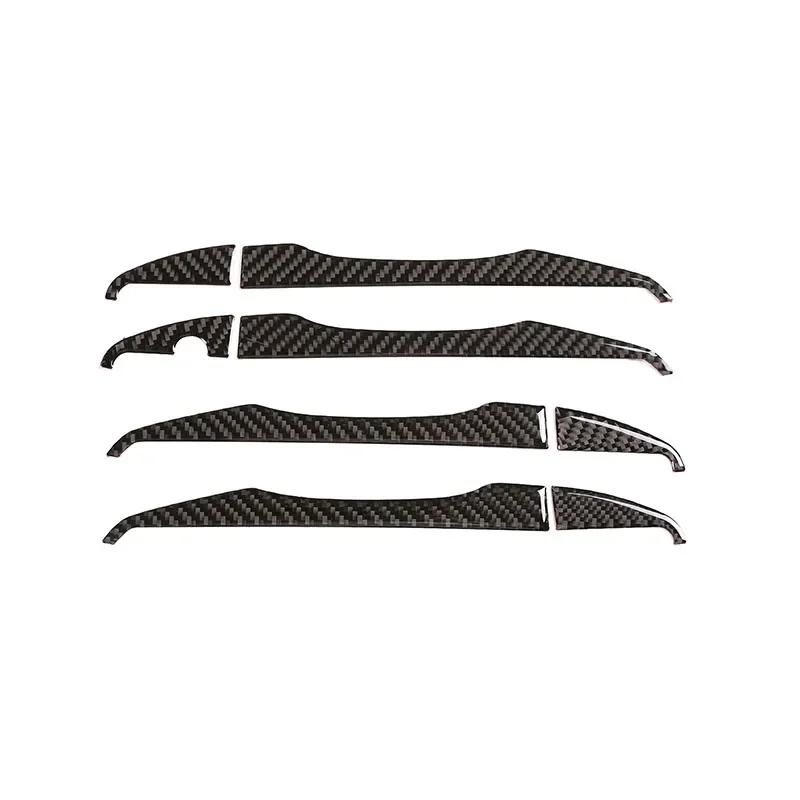For Toyota Corolla 2014-2018 Soft Carbon Fiber Car Door Handle Decorative Sticker Door Handle Protection Accessories Carbon Fiber