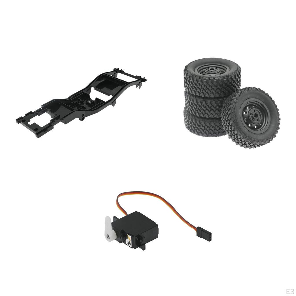 RC Car Chassis Frame Accessory DIY Lightweight Replacement Parts for MN82 78 Hobby 1/12 Rock