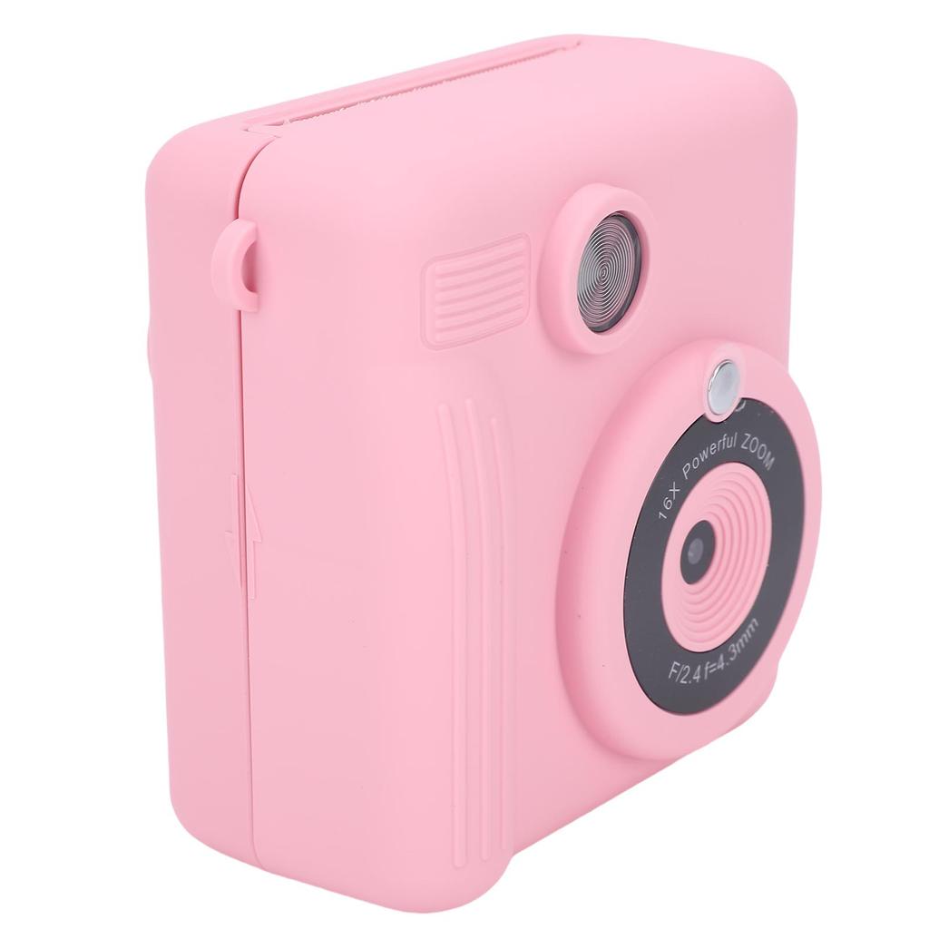 Kids Instant Print Camera 1080P HD Double Lens Instant Print Camera with Print Paper for Outdoor Game
