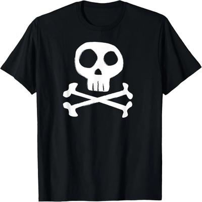 Skull and Crossbones Pirate Jolly Rogers Flag T Shirt T-Shirt