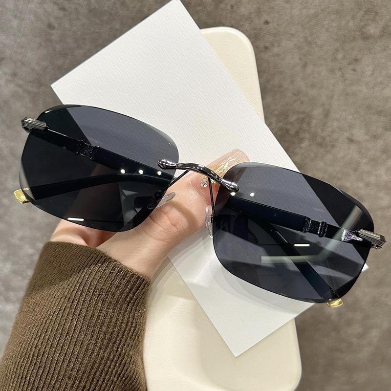 European American Frameless Men s UV Protection Square Driving Sunglasses