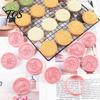 Christmas Cookie Cutters Set 8Pcs/Set Cutter Set, Santa Claus Dough Press, Stamp DIY Gingerbread Man Molds with Tree Snowflake Man, Festive