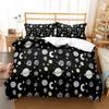 Astronaut Skateboard Duvet Cover Set King Queen Full Size For Kids Boys Girls Bedding Set Cartoon Style Polyester Quilt Cover
