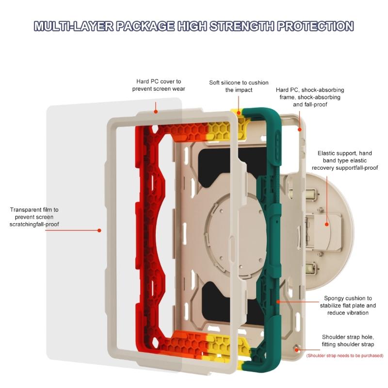 Protective Cover for Pad 2023 Featuring Shockproof Design And Shoulder Strap Slip Proof