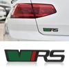 AAABV1 3D Metal Logo VRS Badge Car Trunk Front Grill Emblem For Skoda Fabia 1 MK1 Octavia 2 3 4 A7 A5 Superb RS VRS Sticker Accessories