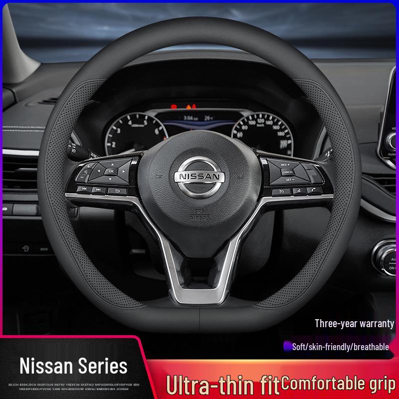 Nissan Steering Wheel Cover for Sylphy, Teana, Tiida, Kicks, X-Trail, Qashqai, Bluebird