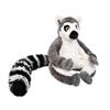 1 Stück 25 cm Simulation Lemur Plüschtier Pelziges Lemur mit aufgebogenem Schwanz Katta Plüschtier Puppe Gefülltes Weiches Spielzeug Schönes Geschenk