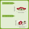 Floral Sink Area Background Wall Sticker Bathroom Sticker Self-Adhesive Removable Waterproof Backsplash Decoration Home Decor