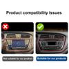 Carbon Fiber Style Center Console CD Panel Frame for Hyundai I20 2015-2020 Interior Moulding