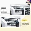 Headlight Covers for Mitsubishi Triton L200 2025 2025 Montero Sport Pickup Double Cab Front Lamp Hood Car Exterior Accessories