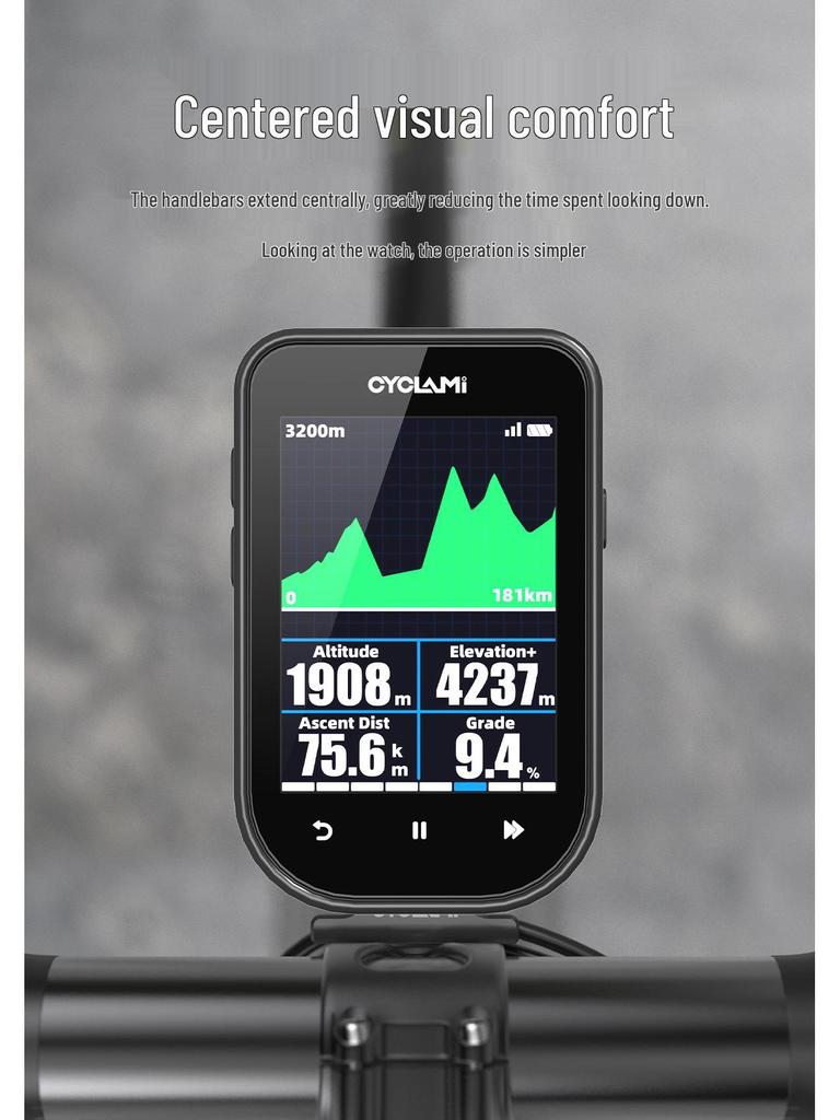 Carbon Fiber Aero Handlebar Extension Mount for Bike Computers & Accessories