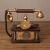 European Retro Old-fashioned Telephone Desktop Ornament Living Room Wine Cabinet Office Home Decoration Photo Props