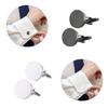 Round Cufflinks For Men Shirts Work Uniform Metal Cufflinks Decorative Shirt Cufflinks Cuffs Clip for Business Meeting