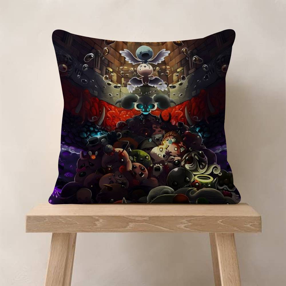 Game The Binding Of Isaac Movie Sticky Decorative Room Aesthetics Pillow Case Home Decor Bedroom Sofa Bed Couch Pillow X