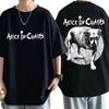 Rock Band Alice In Chains Double Sided Graphic Tshirt Summer Men Women Casual High Quality Cotton Tshirt Male Vintage T Shirts