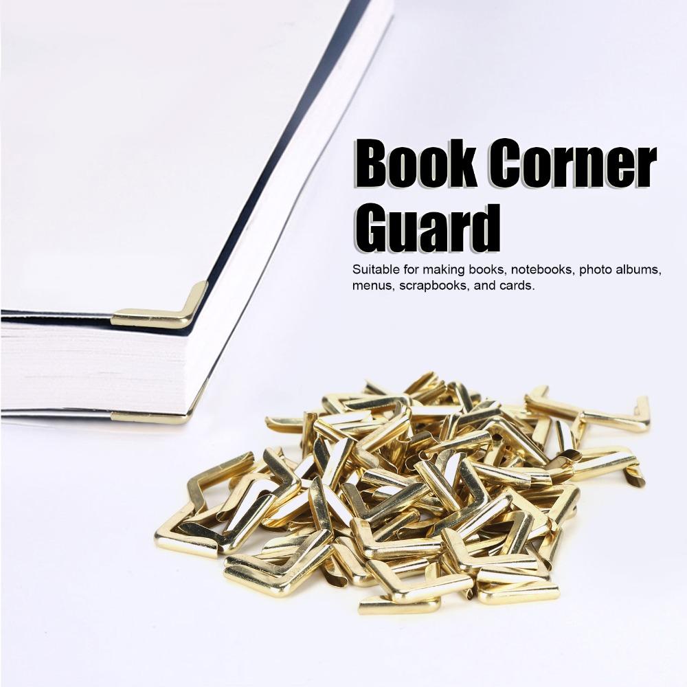 100Pcs Durable Corner Guard Gold Album Corner Protector Accessory Book Corner Protector Photo Album