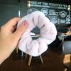 Winter Warm Soft Hair Scrunchies for Women Girls Cute Plush Elastic Multicolor Rubber Band Loop Accessories