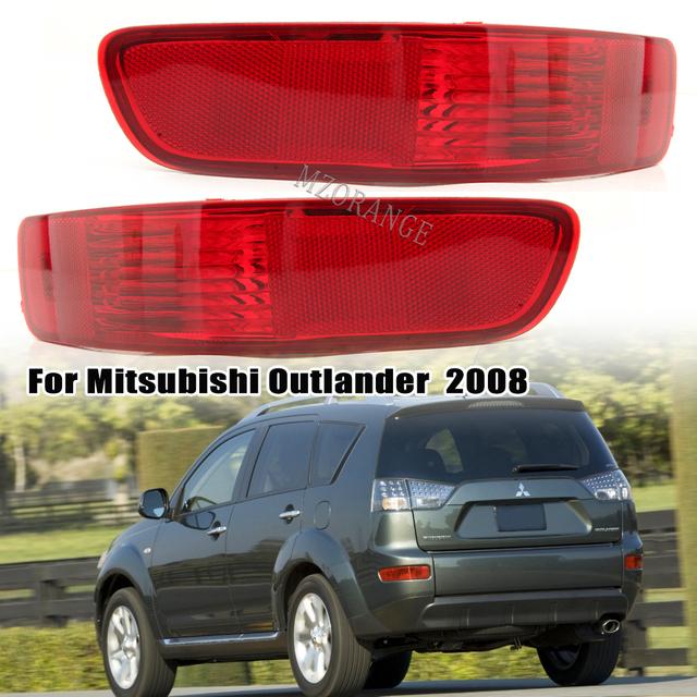 უკანა რეფლექტორის ნათურები Mitsubishi Outlander EX-ისთვის 2007 2008 2009 2010 2011 2012 ბამპერის სამუხრუჭე ნათურები ნაწილი მანქანა 8352A005 8355A004