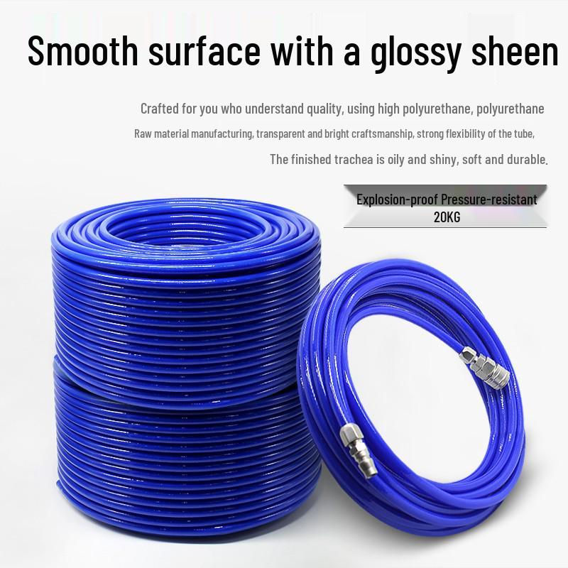 High-Pressure Explosion-Proof PU Air Hose: 8/10/12/16mm Sizes for Air Compressor, Duster, and Pump Applications.